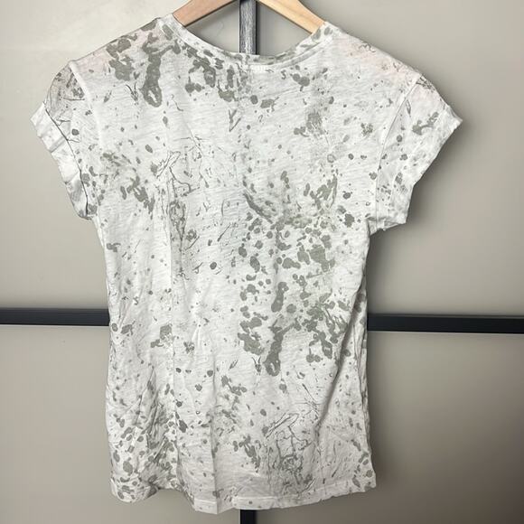 NWT ALLSAINTS Portland Anna cotton-jersey T-shirt Size 0 - Picture 2 of 7